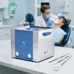 Nettoyeur à ultrasons de laboratoire Skymen ODM 10L, machine de lavage à ultrasons industrielle à faible bruit pour instruments dentaires, chirurgicaux et pièces CNC - Product Image 5