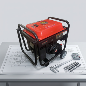 เครื่องกำเนิดไฟฟ้าเบนซิน SE EAMSON 5.5KW 4 จังหวะ 225CC 230V 50Hz ระบายความร้อนด้วยอากาศ พร้อมล้อเคลื่อนย้ายได้ ถังน้ำมัน 25 ลิตร ยี่ห้ออื่นๆ ที่ไม่ใช่ SS SAMSON - Product Image 3