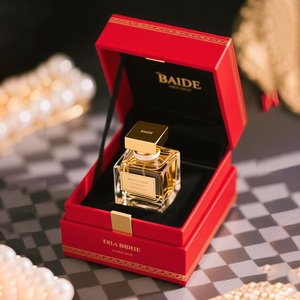 Factory Luxury Men Square Perfume <b>Spray</b> <b>Bottle</b> Clear Crimp <b>Empty</b> Zamac Cap 30ml 50ml 100ml Glass Perfume <b>Bottle</b> with Gift Box - Product Image 2