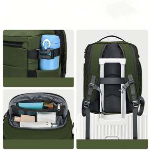 Mochila de Viaje Multifuncional Impermeable de Mezclilla, Resistente al Desgaste, Expandible, con Compartimento Profundo para Laptop - Product Image 5