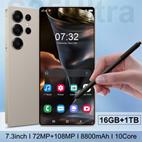 Smartphone S25 Ultra Resistente al Agua 5G, 8000mAh, Pantalla de 7.3 Pulgadas, Cámara de 108MP, 16GB, 1TB, Resistente a Golpes, Polvo y Calor, CDMA, Venta al Por Mayor OEM