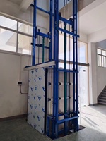 Ascenseur vertical électrique pour marchandises, élévateur de fret d'entrepôt, plateforme élévatrice hydraulique pour palettes