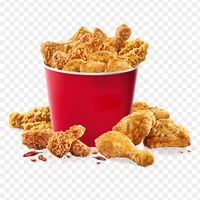 Seau à poulet frit en papier jetable personnalisé de 64 oz, réutilisable avec couvercle