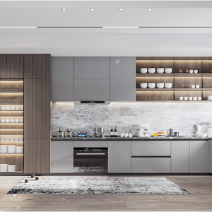 Diseños de Cocinas de Lujo, Estilo Moderno, Muebles de <span class=keywords><strong>Cocina</strong></span> Modulares, Muebles de <span class=keywords><strong>Cocina</strong></span> de Diseño de Lujo Personalizados - Product Image 1