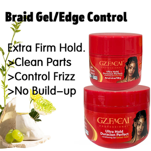 Facai <span class=keywords><strong>Edge</strong></span> Control <span class=keywords><strong>Gel</strong></span> capillaire pour femmes tresse ultra extrait tenir <span class=keywords><strong>Booster</strong></span> cheveux grossiers <span class=keywords><strong>Gel</strong></span> gommeux 8.7oz 8oz personnalisé en gros - Product Image 2