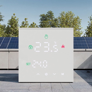 Thermostat intelligent WiFi Tuya pour chauffage au <span class=keywords><strong>sol</strong></span> électrique, écran couleur, régulateur de température pour chaudière à eau/<span class=keywords><strong>gaz</strong></span>, moderne pour hôtels - Product Image 2