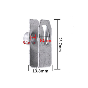 ขายึดเหล็กแบบหนีบโลหะ 13.8 มม. x 25.7 มม. สำหรับอะไหล่ซ่อมรถยนต์ - Product Image 1