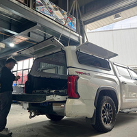 Bâche de benne manuelle rétractable en alliage d'aluminium pour Toyota Revo Double Cab 2015-2024, configuration Touring