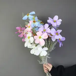 زهور أوركيد صناعية محاكاة لزهرة المولبيري، زهور أوركيد برية صغيرة، ديكور زفاف للمنزل