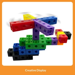 Blocchi di Costruzione in Plastica con Carte a <span class=keywords><strong>Domande</strong></span>, Giocattoli Educativi, Ausili Didattici <span class=keywords><strong>per</strong></span> la Prima Infanzia, Strumenti <span class=keywords><strong>per</strong></span> l'Asilo, Età 3-6 Anni - Product Image 4