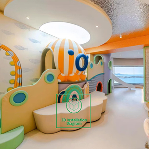 Premium Reliable Indoor Playground Soft Play Equipment Set for Kids Commercial Children's Playground with Ball Pool and Slide - Product Image 3
