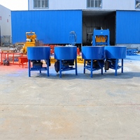 Machine à blocs de béton QT4-24, 31200 briques par 8 heures, semi-automatique, à vibration, pour pavés creux et briques autobloquantes