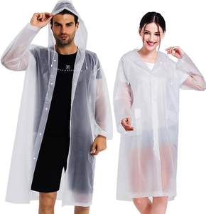 Biodegradable PLA Rain <strong>Poncho</strong> <strong>Waterproof</strong> Disposable With Sleeves <strong>for</strong> Outdoor Events Eco Friendly - Product Image 1