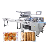 Machine d'emballage automatique de gâteaux, pain, légumes, Biscuit, prix bas