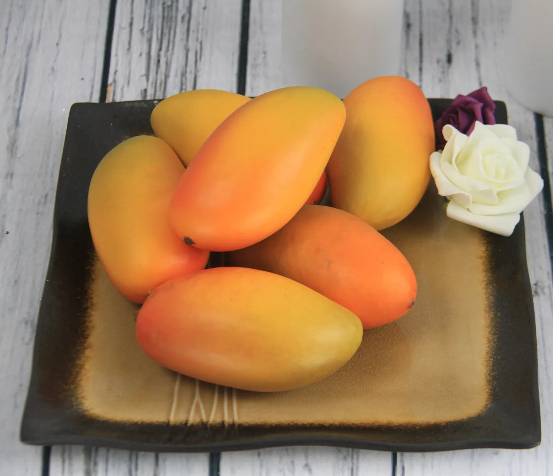 Kunstvoedsel Display Huisfeest Decor Ambachtelijke Levensechte Mango Simulatie Vruchten