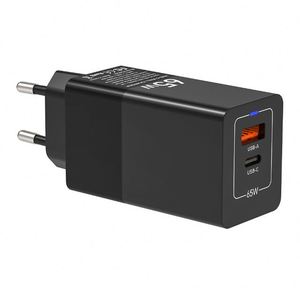 65W GaN Fast Charger with QC3.0 1x <b>USB</b>-A + 1x <b>USB</b>-<b>C</b> Ports Universal <b>Adapter</b> for Laptops & Devices - Product Image 5
