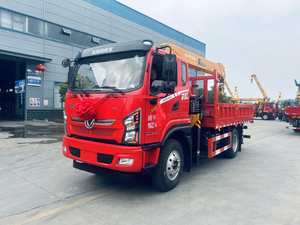 Grue montée sur camion Dongfeng 4x2, véhicule de transport de grue de 7 tonnes, grue montée sur camion, grue de camion - Product Image 2