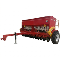 Semoir agricole robuste à disques pneumatiques pour tracteur
