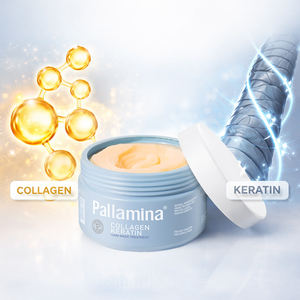 Mascarilla Capilar Pallamina de Alta Calidad, Hidratante, Anti-Frizz, Repara el Cabello Dañado, Nutre con Proteínas, Colágeno y Queratina - Product Image 4