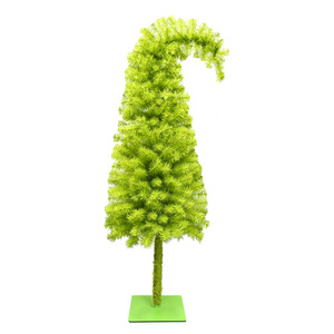 Nouvel arbre de Noël vert créatif avec des décorations de boules de Noël et des lumières, décoration de Noël pour la maison - Product Image 1