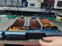 Amplificador de Potencia de Audio Estéreo Clase D de 4 Canales y 3000W DA18K4 1U, Amplificador de Audio Profesional para Escenario, Altavoz Activo de 4 Ohmios con PFC