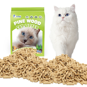 China Supplier Hot Selling Pine Wood <b>Cat</b> <b>Litter</b> Pine Wood Pellets <b>Cat</b> <b>Litter</b> 10 L with Cheap Price - Product Image 1