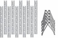 Piques anti-oiseaux en acier inoxydable 304 pour panneaux solaires, installation facile, 25 cm, 33 cm, 50 cm, dissuasion non toxique et humaine des pigeons, résistantes aux intempéries