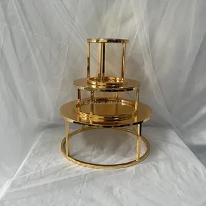 3 <strong>Layer</strong> Electroplated Metal <strong>Cake</strong> Stand High Quality Reusable <strong>Cake</strong> Rack Boards Tools <strong>Multi</strong>-<strong>layer</strong> Support Frame <strong>Cake</strong> Stands - Product Image 4