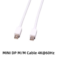 Câble PVC blindé bidirectionnel DFX Mini vers Mini de 1,8 m 4K pour moniteur d'affichage iMac