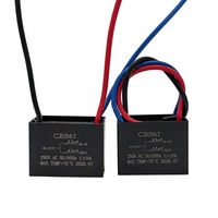 Condensateur double HAOYE CBB61 2.5F+4.5F 250VAC pour démarrage et fonctionnement de moteur AC, résine époxy ignifuge pour ventilateur, pompe à eau, climatiseur
