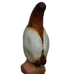 Masque éléphant TIANHONG, taille unique, en latex, accessoire de costume animal pour fête d'Halloween - Product Image 3