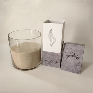 Cire de sable fine non toxique à base de plantes, écologique, 1 kg, emballage avec logo client, bougies parfumées perlées, cire de sable pour décoration de mariage - Product Image 6