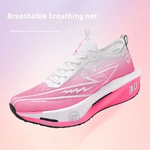 <span class=keywords><strong>Chaussures</strong></span> <span class=keywords><strong>de</strong></span> course Marathon d'été Parent-Enfant avec plaque en carbone intégrale et semelle souple pour Hommes, Femmes et Papa, avec support et personnalisation du LOGO - Product Image 5