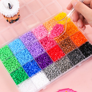 <strong>Fuse</strong> <strong>Beads</strong> Kit 24 Color Acrylic/Plastic/Lucite <strong>Beads</strong> for Craft for Girls 5-12 Years 5MM Melty <strong>Beads</strong> Set Christmas Birthday Gift - Product Image 1