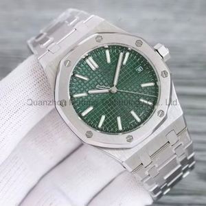 Montre de plongée C Factory Moissanite Sapphire Crystal Diver 4131 Or rose avec index en diamant, bracelet en cuir, multifonction - Product Image 3