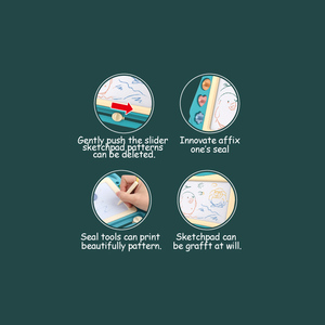 El más nuevo colorido pintura DIY Doodle dibujo juguete niños borrables tableros de escritura - Product Image 2