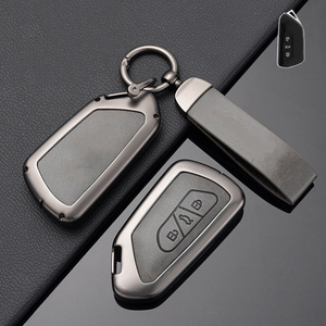 Funda para llave de coche de aleación de Zinc, decoración de estilo para <span class=keywords><strong>Skoda</strong></span> <span class=keywords><strong>Octavia</strong></span> A8 Pro <span class=keywords><strong>2021</strong></span> 2022 2023 2024 2025, accesorio de protección de carcasa para llave - Product Image 3