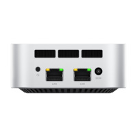 Mini PC Intel Quad Core N95 Generasi ke-12 Baru, 16GB DDR4, SSD 500GB, 2 Port Type-C, 2 Port RJ45, Windows 11, Thin Client, Komersial, Kantor, Portabel