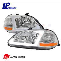 Phares LED DRL Bilusi JDM pour Honda Civic 1999-2000 EK EJ, compatible avec les véhicules conduits à gauche