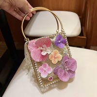 Sac à main seau en acrylique tendance avec chaînes pour mariage, collection 2026, vente directe usine Guangzhou