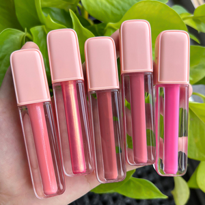 No Logo Water Gloss Mirror Huile pour les lèvres Rouge à lèvres liquide très brillant Couleur repulpante Très pigmentée Poids léger Jelly Liquid Lipstick - Product Image 4