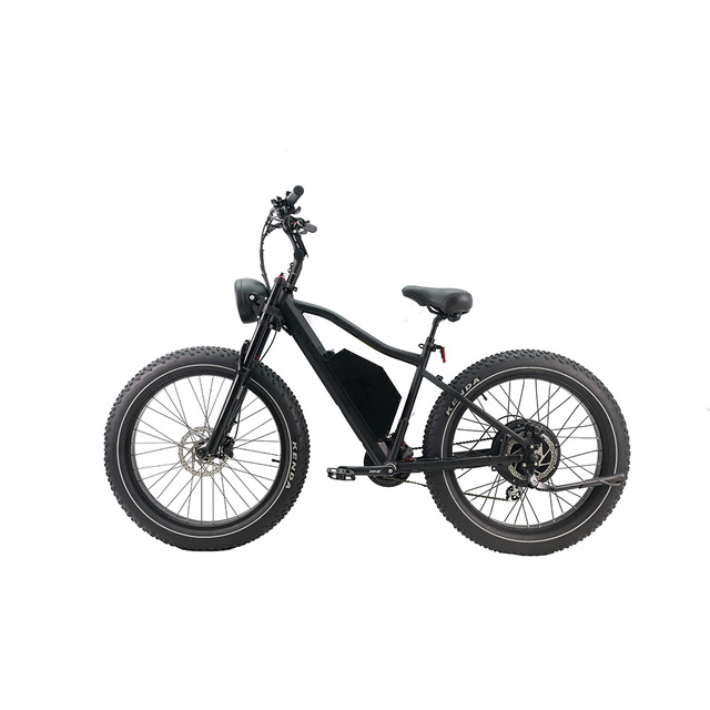 Power Sport 500W 750W 1000W E Bike Fat Tire Electric Bike 48v Integrated Battery 26inch High Power Aluminum Frame