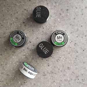 Punta de taco de billar y snooker KAMUI de piel de cerdo negra de 11 mm, de alto rendimiento, cabeza pequeña, para tiros de precisión, de repuesto - Product Image 3