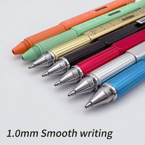 6-In-1 Multi-Functional Heavy Metal Ballpoint <b>Pen</b> With Universal for Home Use Gift Giving Custom Ps-20250902-<b>4</b> 1.0Mm Tip - Product Image 4