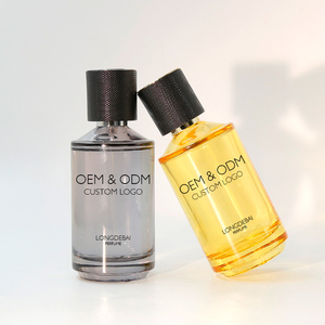 High Quality Custom Grey Crimp Cylinder Perfume <b>Spray</b> <b>Bottle</b> 50ml 100ml <b>Empty</b> Glass Perfume <b>Bottle</b> With Packaging Box - Product Image 2