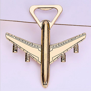 <strong>21188</strong> Metal Airplane Beer Bottle Opener for Promotion Gift Wedding Souvenir - Product Image 6