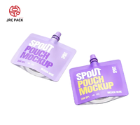 Fabrication sur mesure de pochettes souples biodégradables avec bec verseur pour emballages liquides cosmétiques, shampoing, savon pour les mains, crème pour les mains, soins de la peau