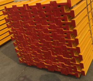 Faux & <span class=keywords><strong>collé</strong></span> laminé * lvl H20 H16 Poutre en bois Construction modulaire Poutre en bois dans le coffrage pour la construction de bâtiments - Product Image 3