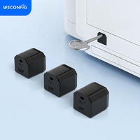 Bloqueador de Puertos USB Tipo B con Llave, Cada Juego Contiene 10 Bloqueadores con 1 Llave