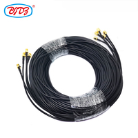 Approvisionnement d'usine RG174 SMA prise mâle à SMA prise femelle pour câble RG174 connecteur coaxial RF câble d'extension de cavalier en queue de cochon